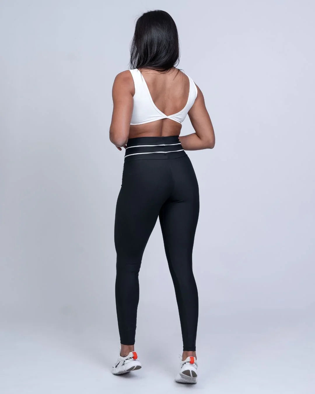 Top Fitness Basic Offwhite com compressão