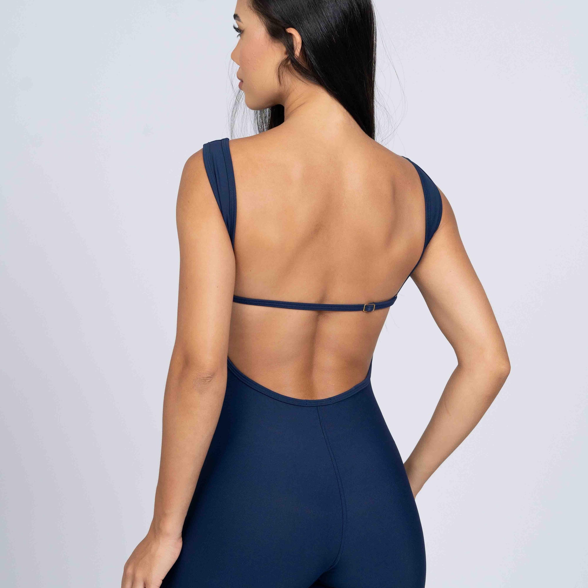 Macacão Fitness Clássico Azul Marinho