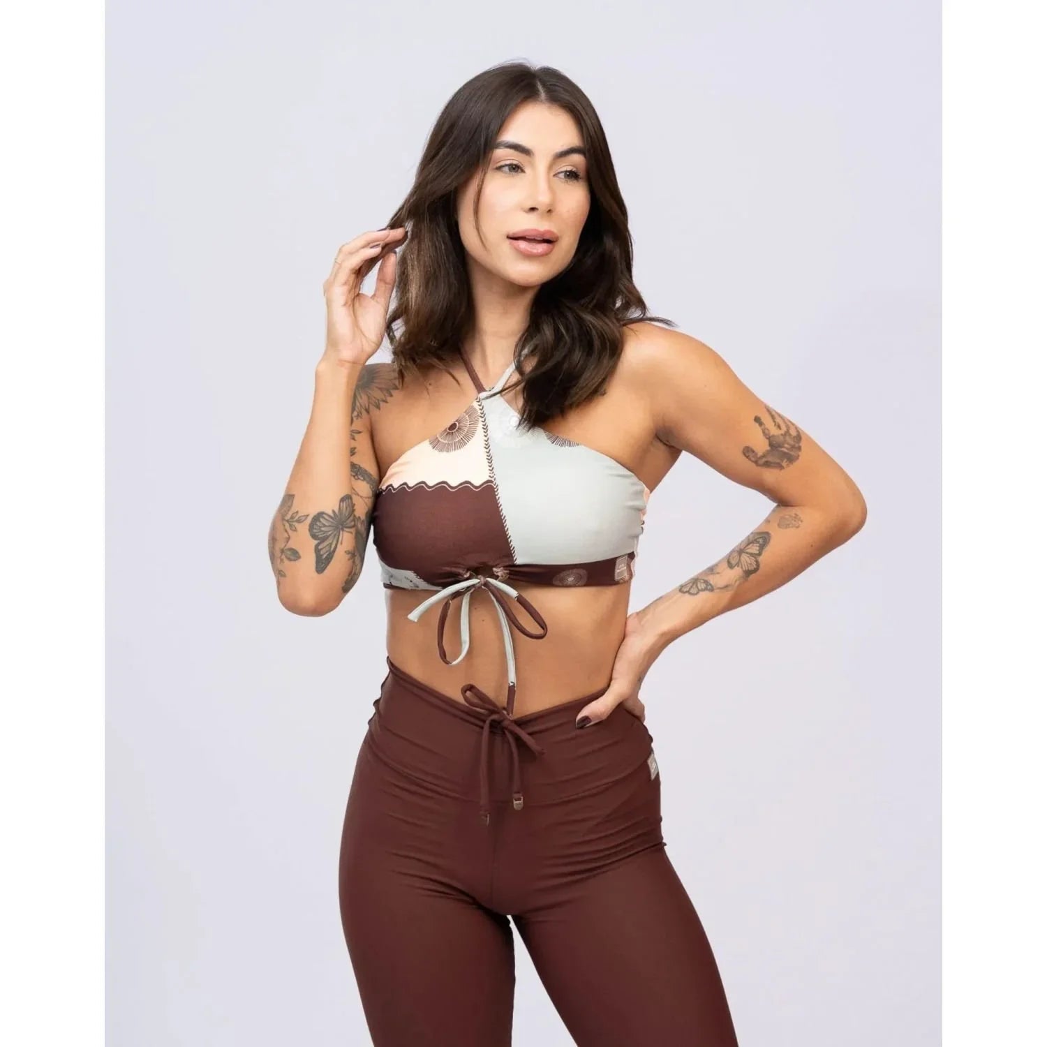 Top Fitness Niara estampa Roots