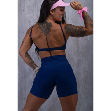 Top fitness Fresh Azul Marinho