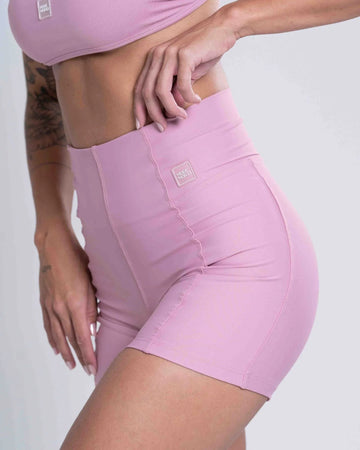 Short Fitness Classic Rosa Glam compressão