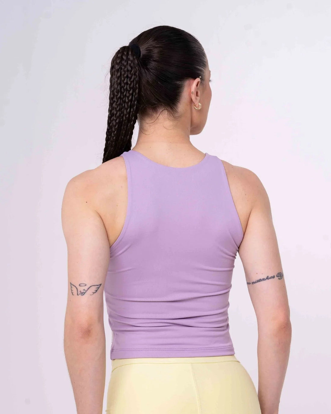 Blusa Fitness Casual Charlote Lavanda compressão