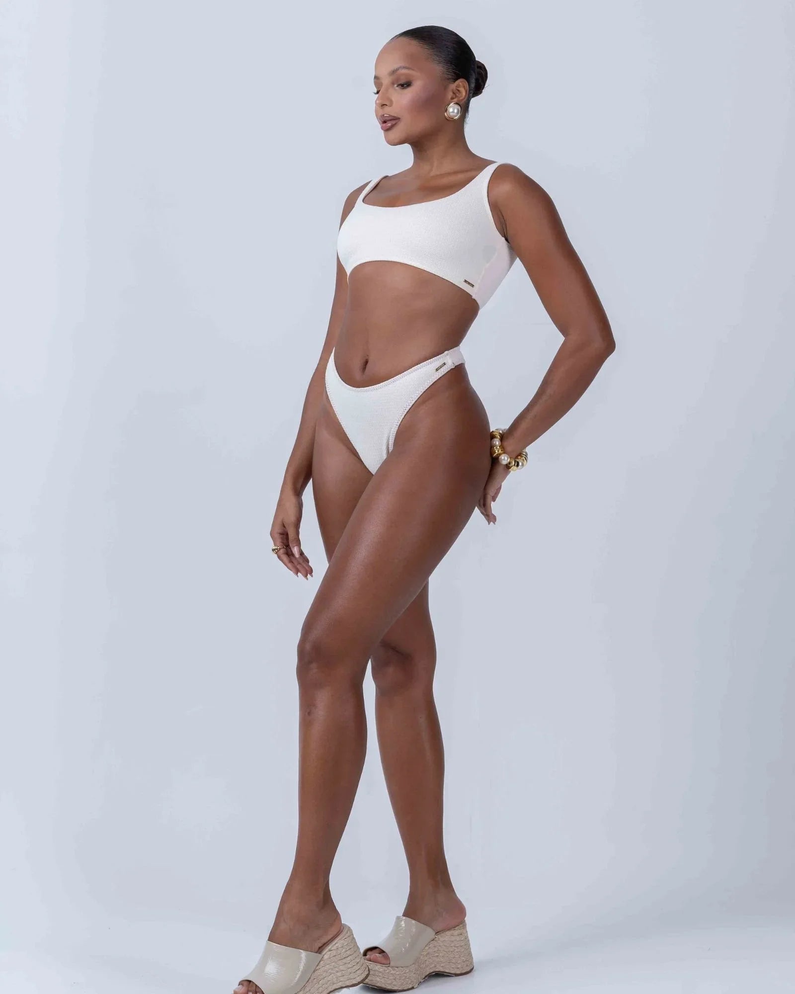 Calcinha Asa Delta Off White