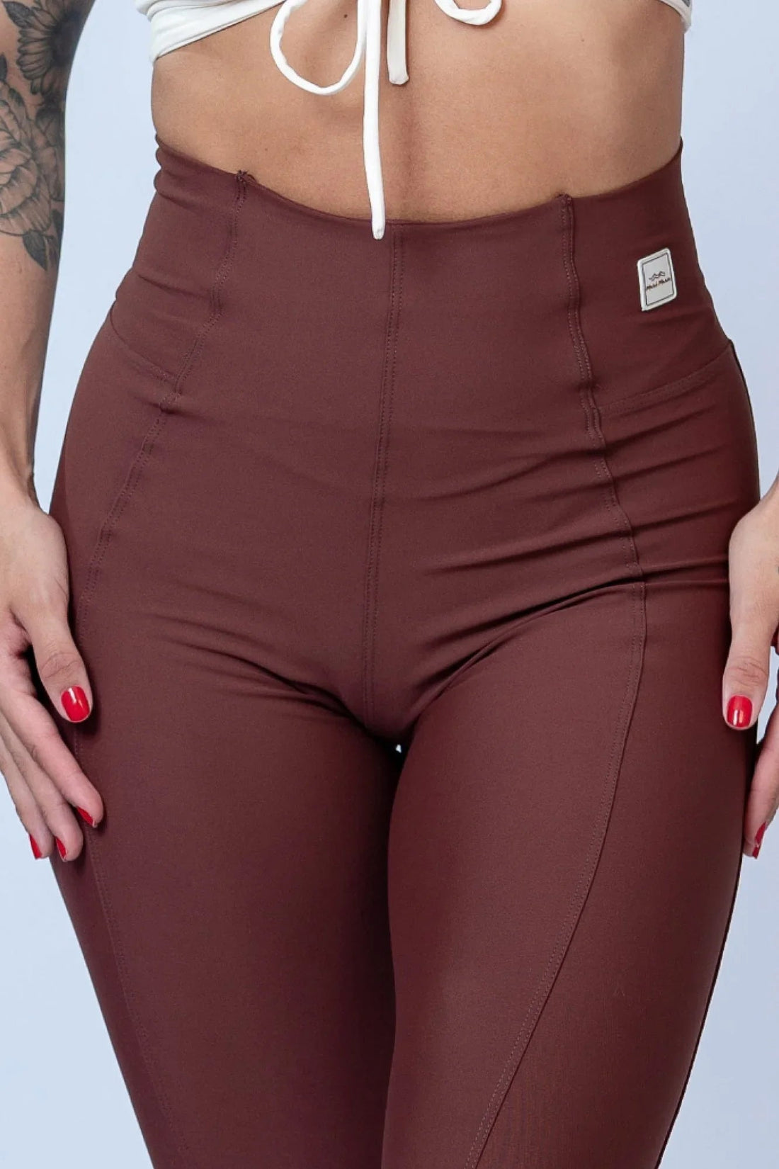 Legging Classic Chocolate Dark compressão s/empina