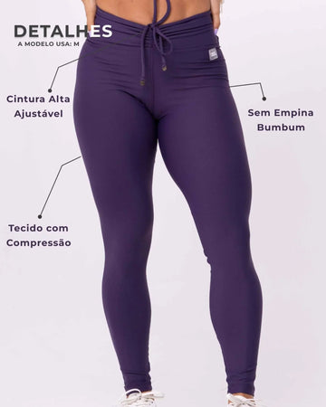 Calça Legging Slim Violeta