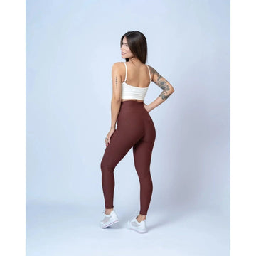 Legging Classic Chocolate Dark compressão s/empina