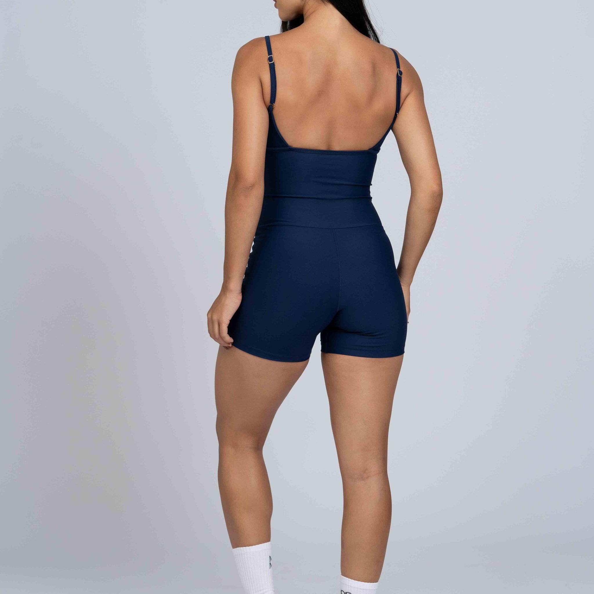 Macaquinho Fitness Mood Azul Marinho