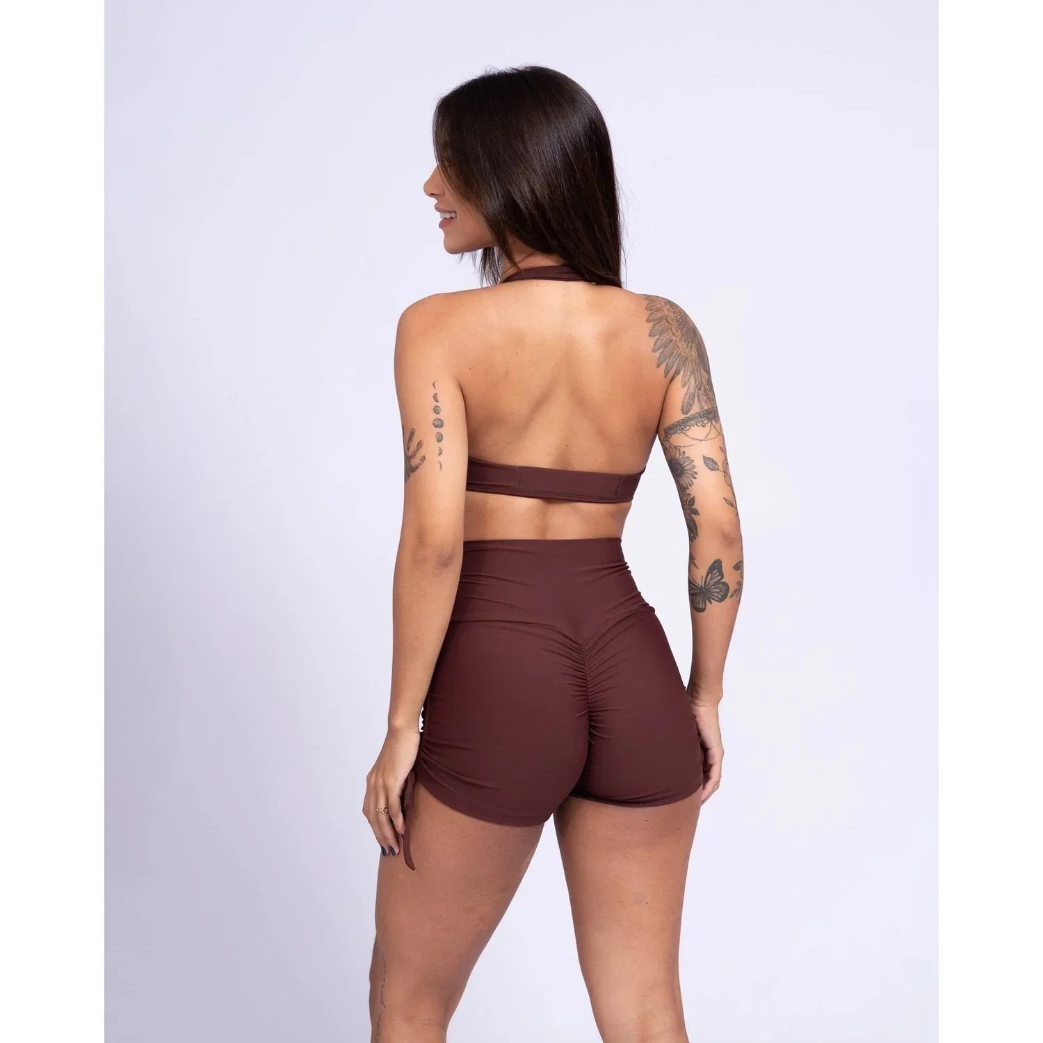 Top Fitness Nala Chocolate Dark Frente Unica
