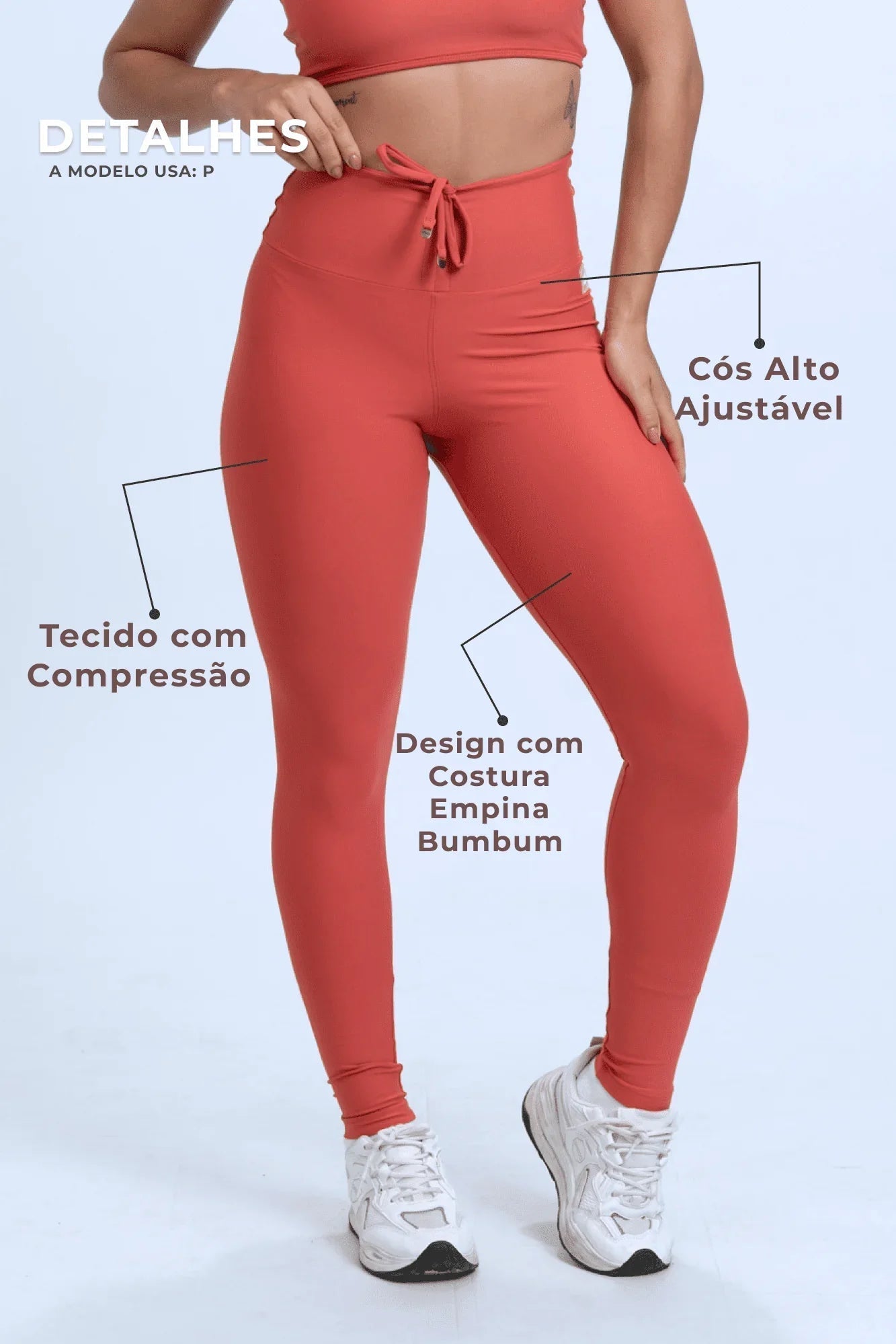 Calça Legging Slim Páprica