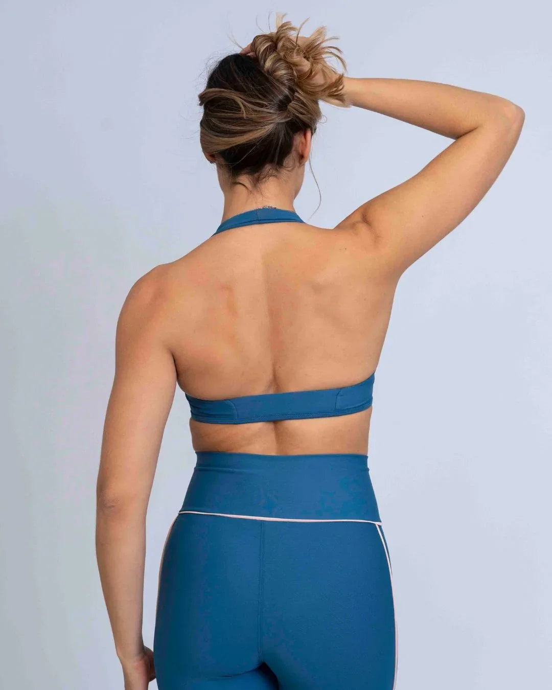 Top Fitness Nala Azul Sereia compressão