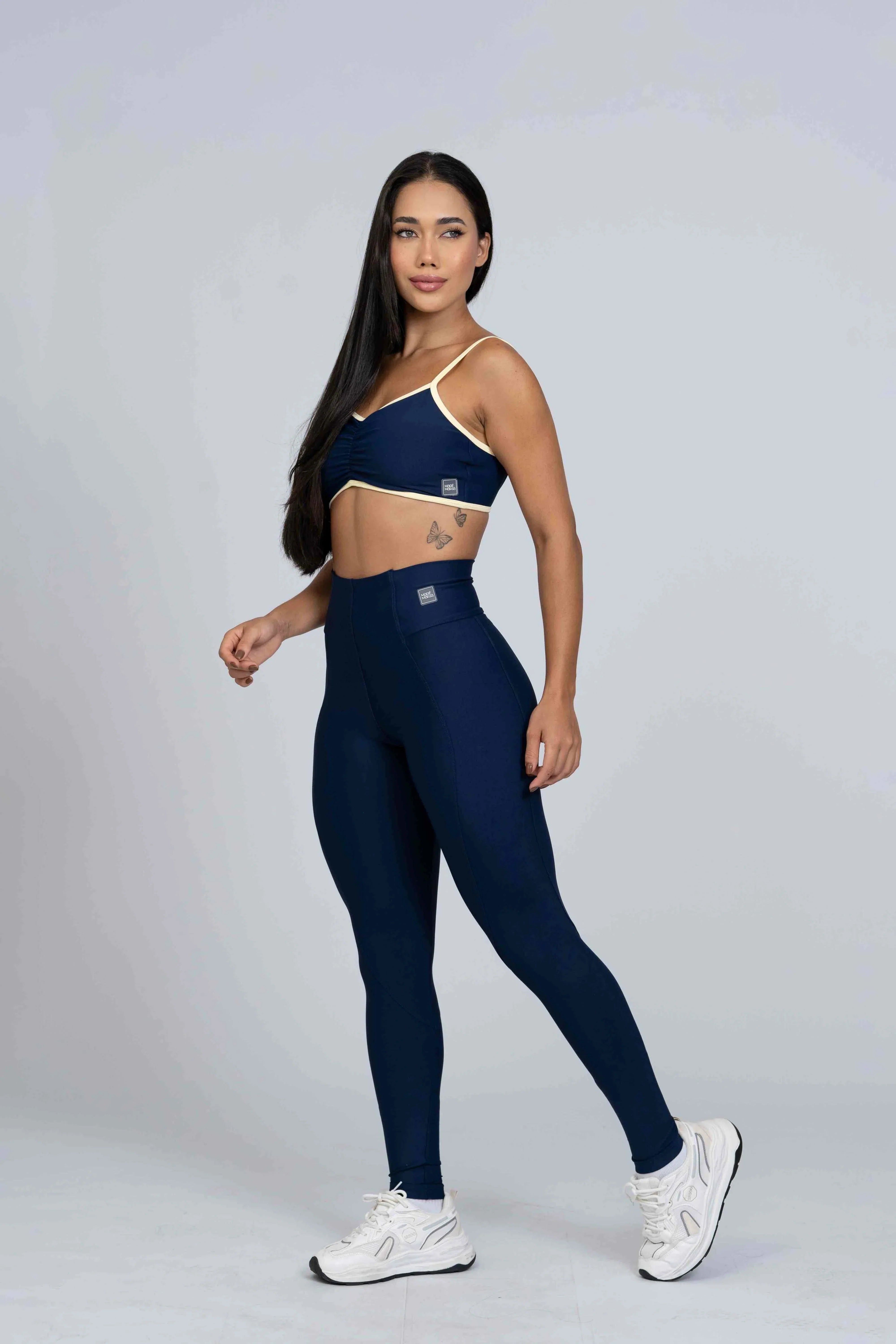 Calça Legging fitness Classic Azul Marinho compressão