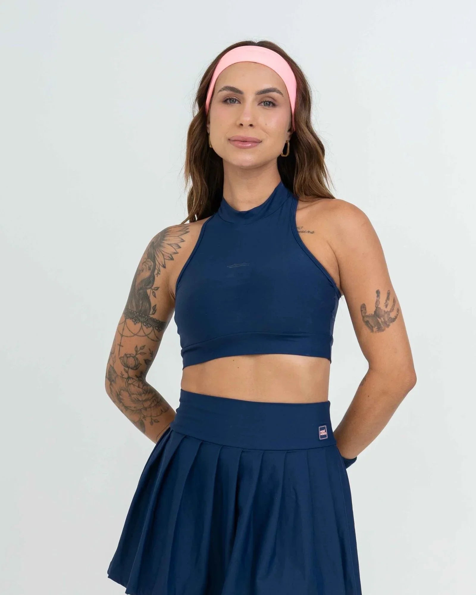 Top Fitness Aline Azul Marinho