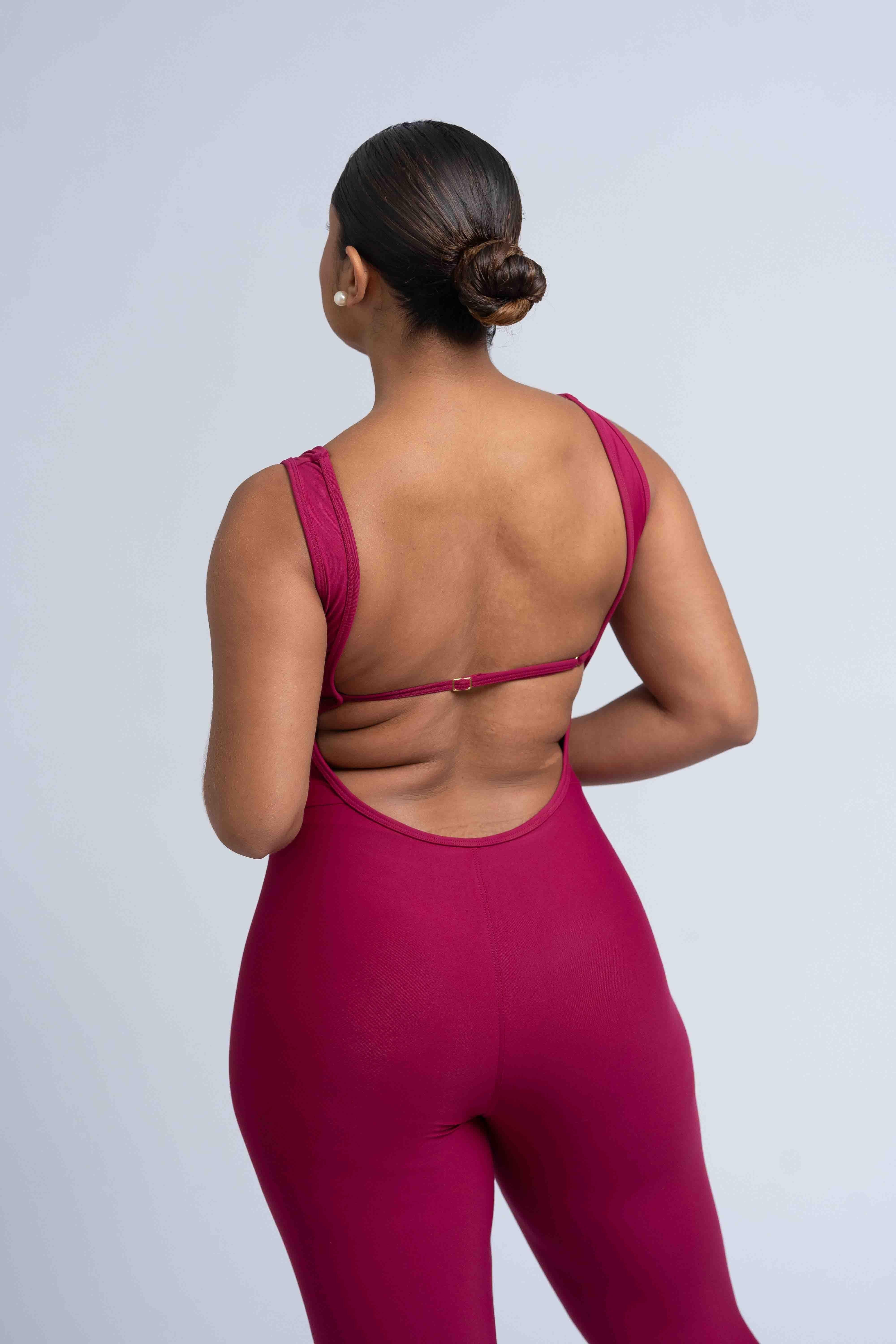 Macacão Fitness Clássico Rouge