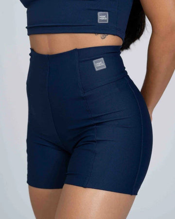 Short Classic Azul Marinho compressão sem empina bumbum