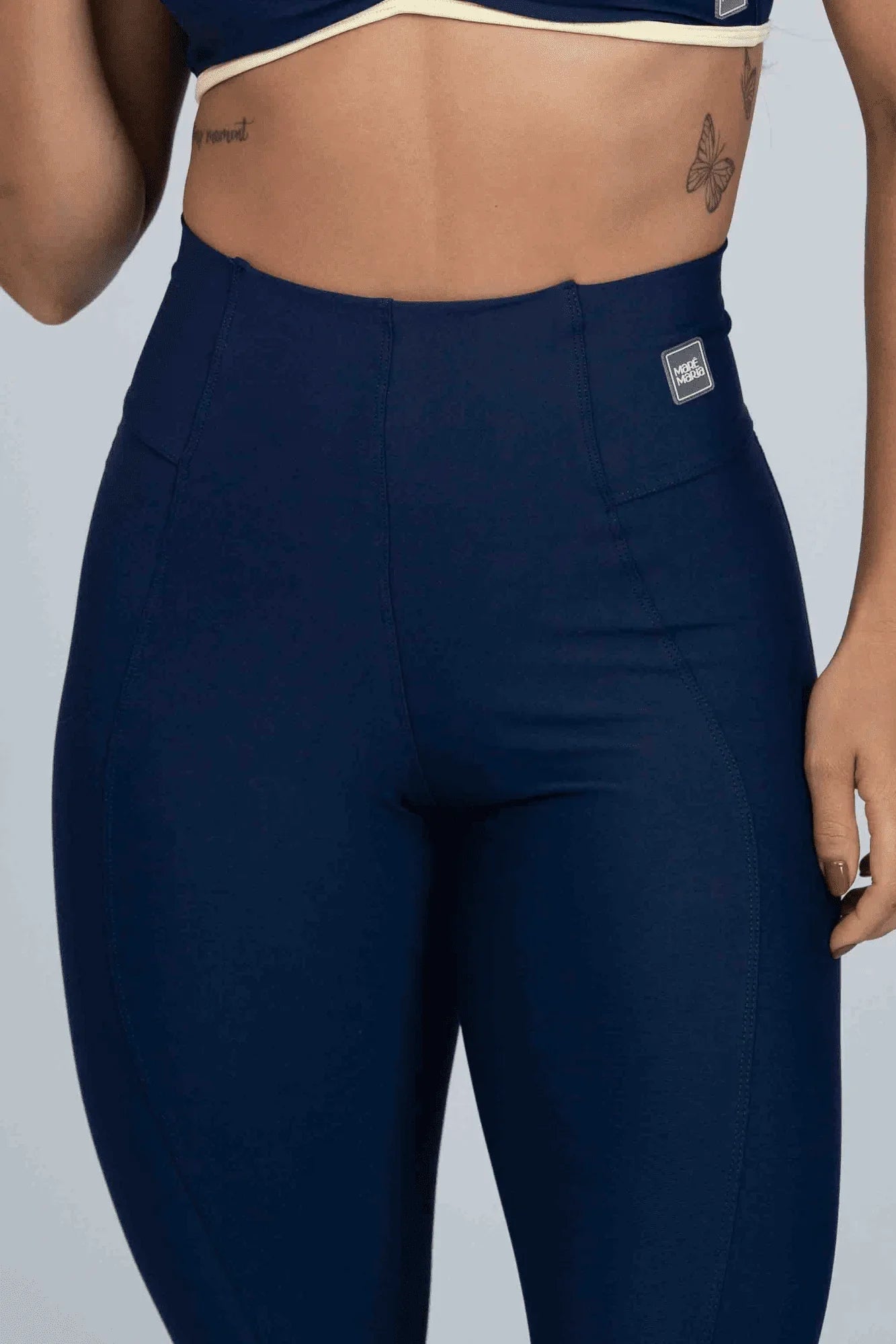 Calça Legging fitness Classic Azul Marinho compressão