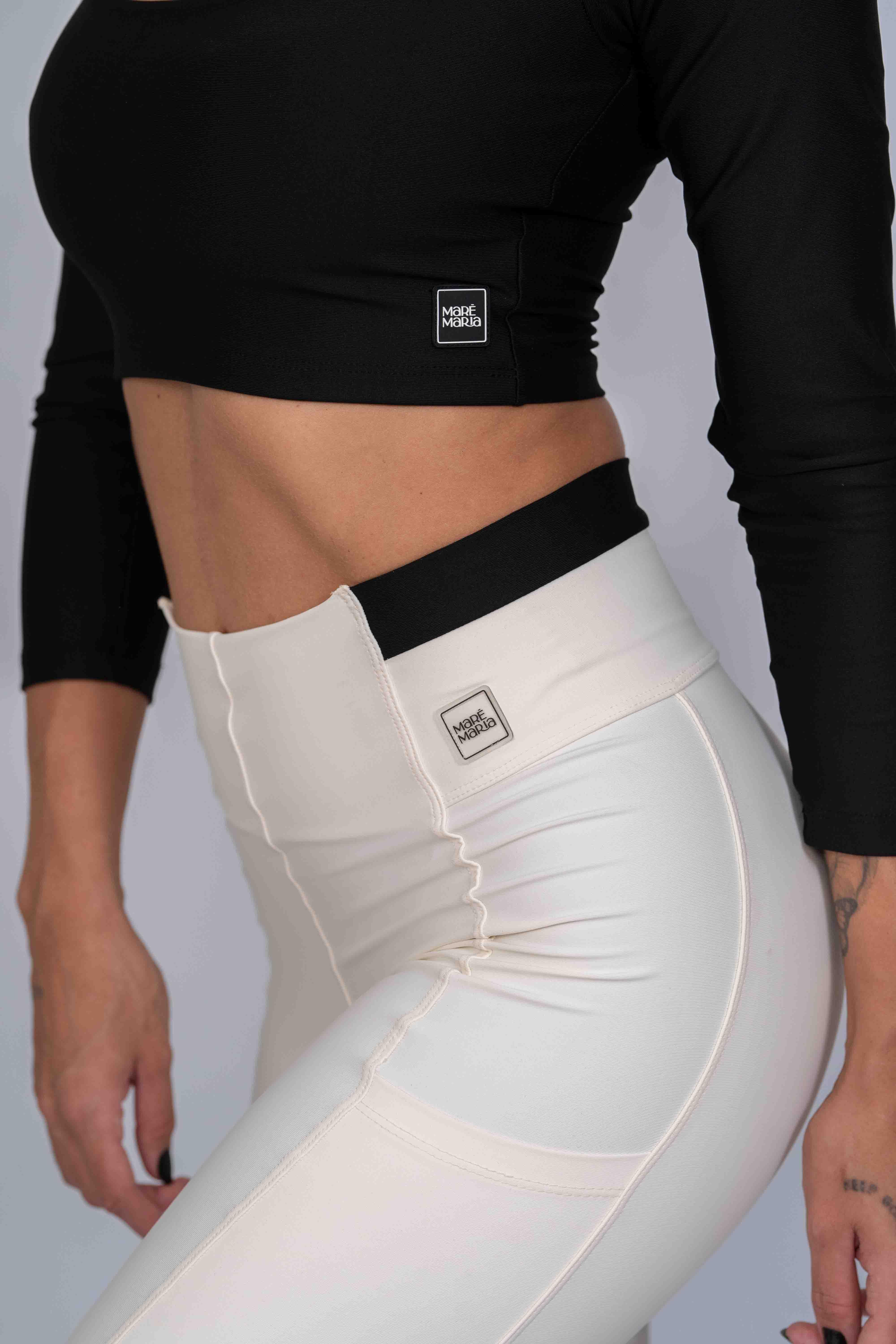 Top Fitness Classic Manga Longa Super Black