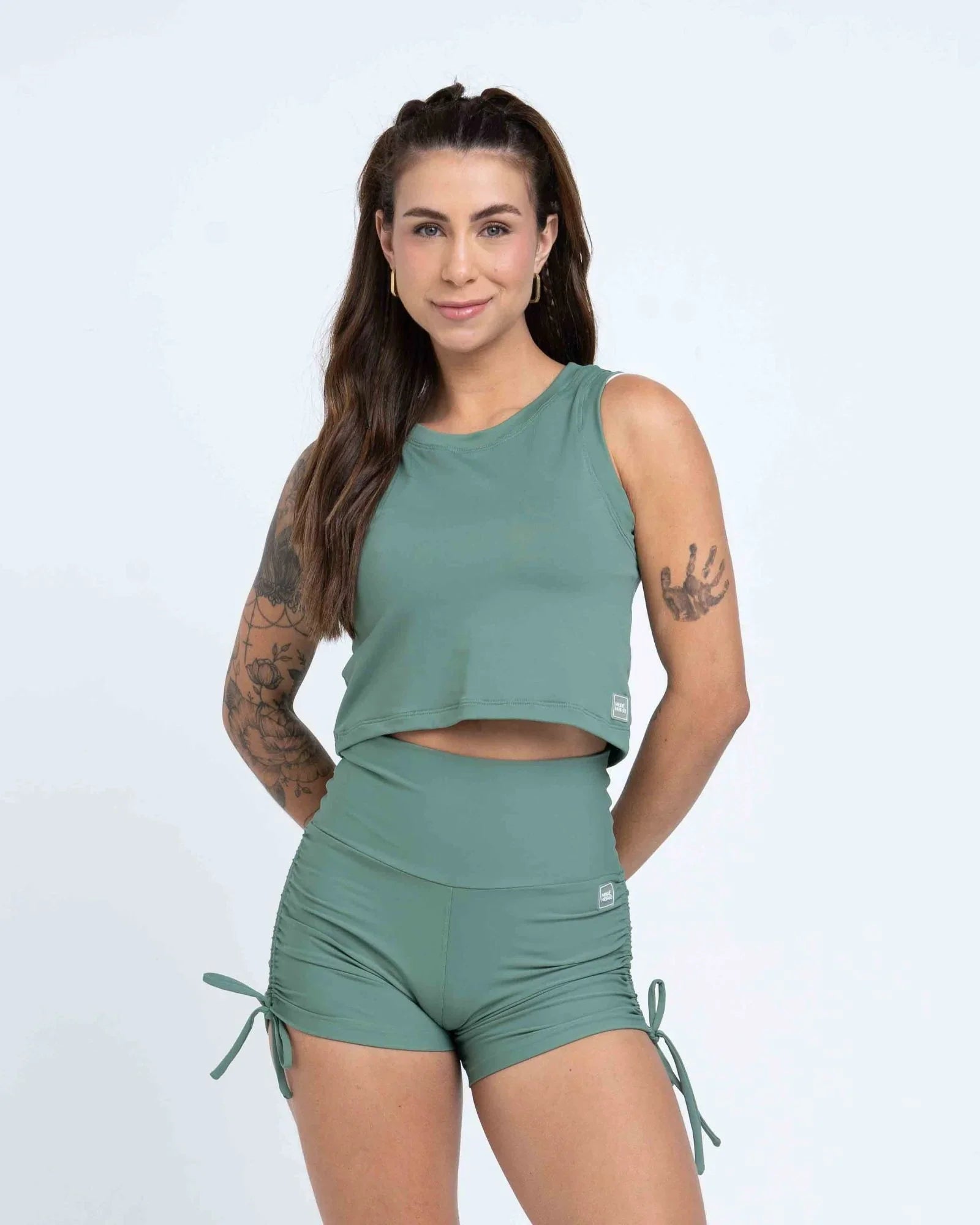 Regata Cropped Moletinho