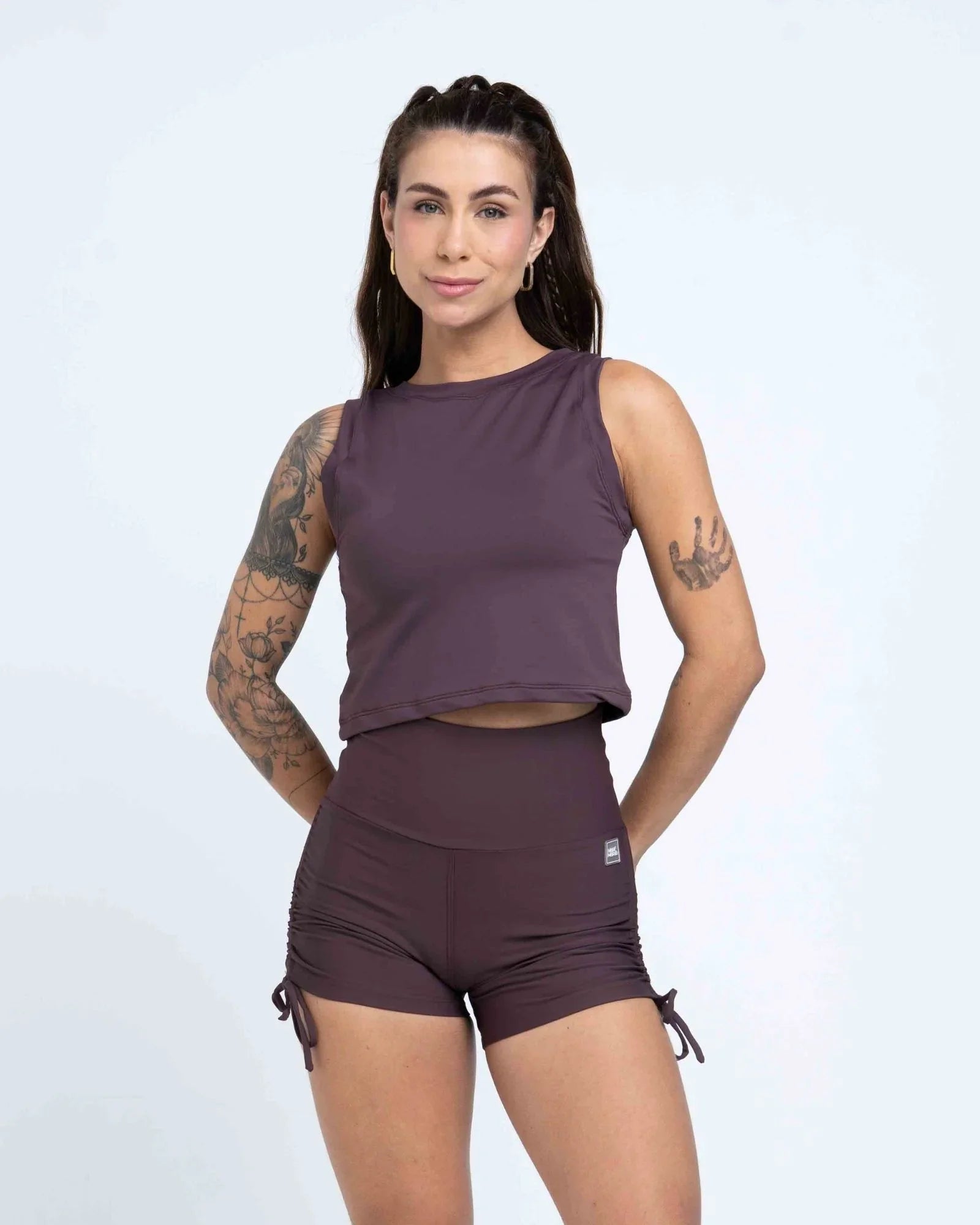 Regata Cropped Moletinho