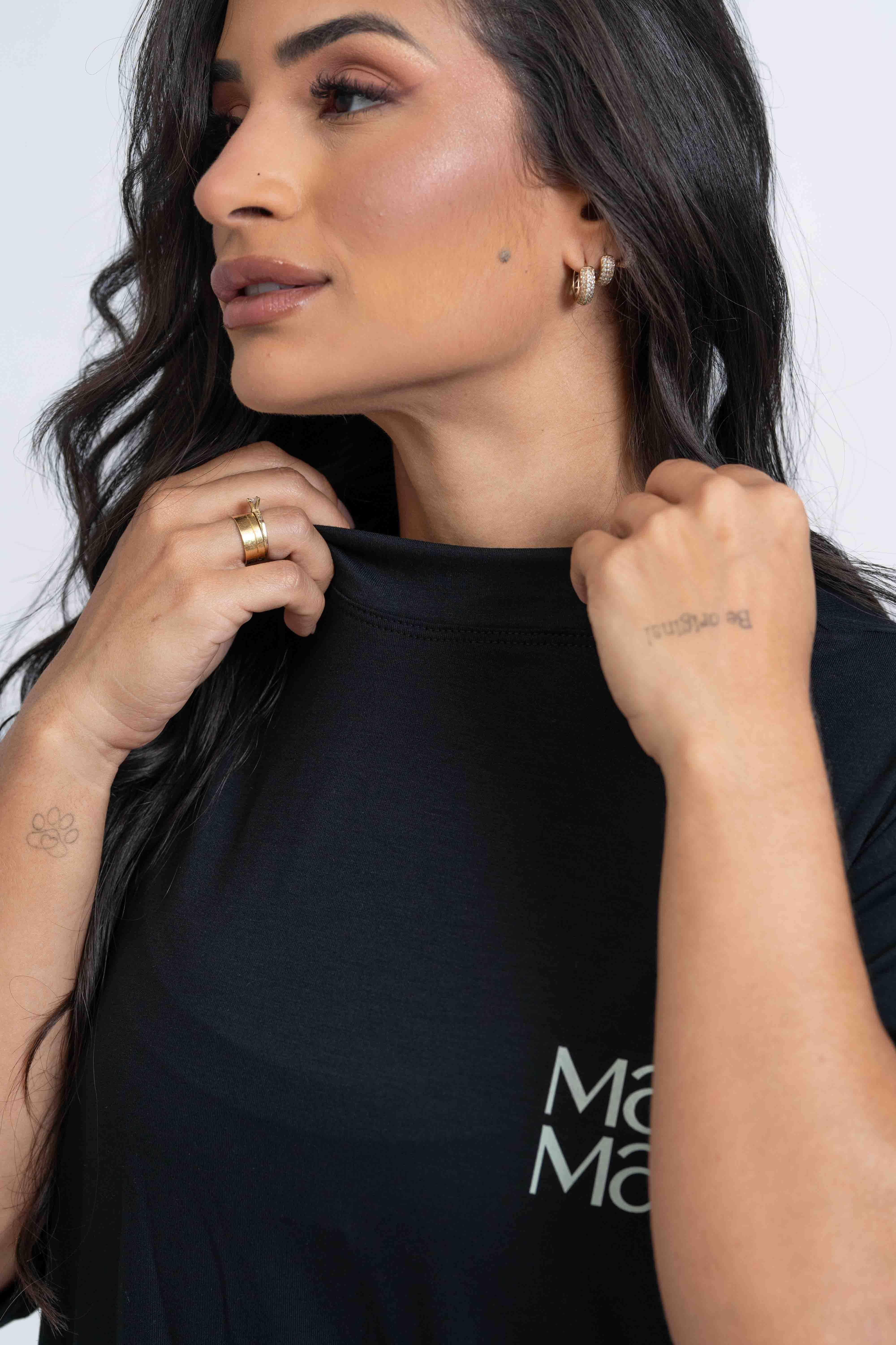 Blusão Oversized "Aí de mim se não fosse eu" com gola