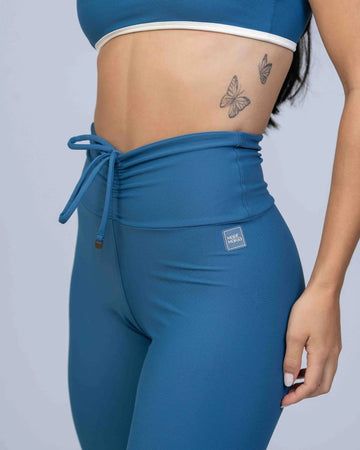 Calça Legging Slim Azul Sereia S/empina bumbum