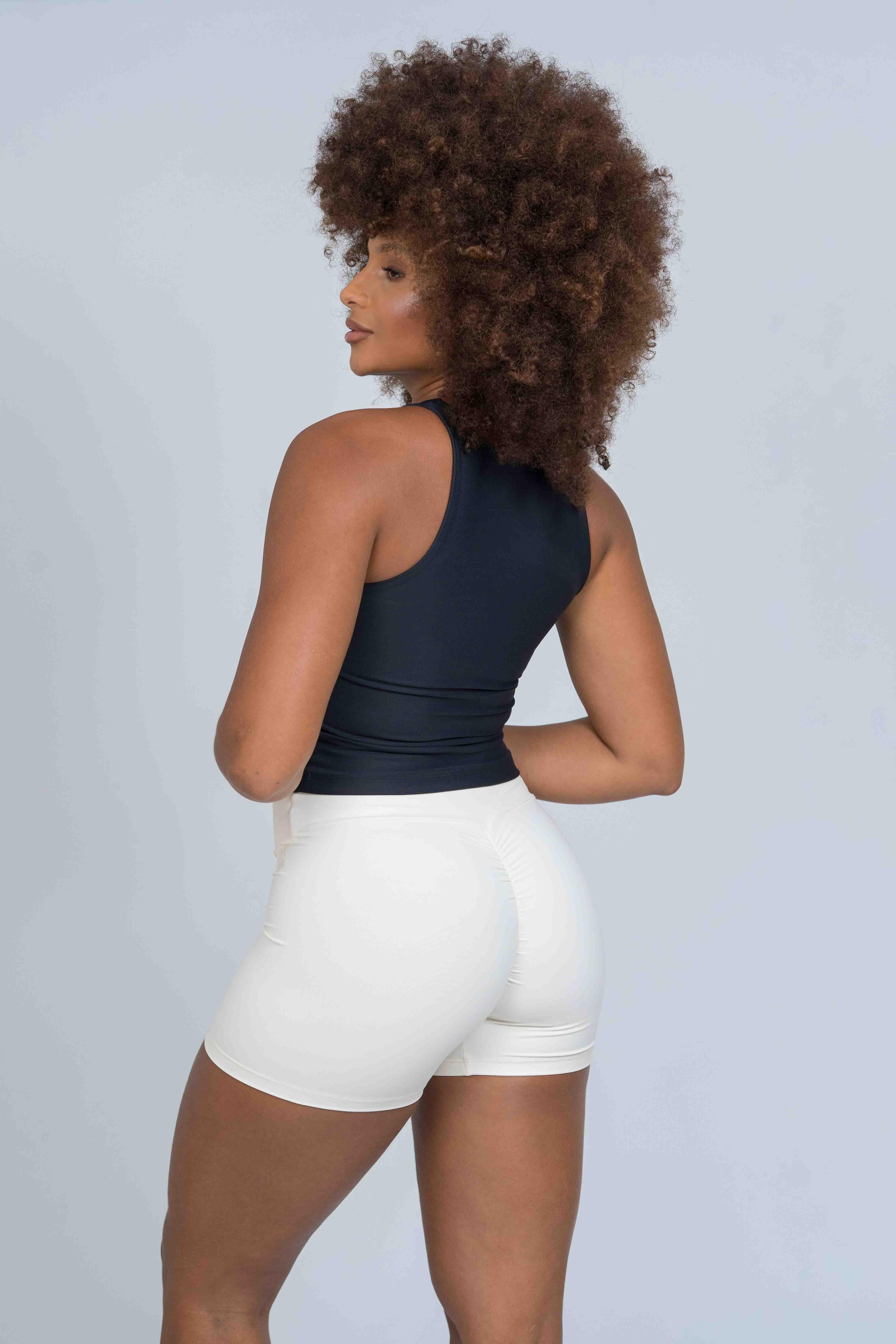 Blusa Fitness Casual Charlote Preta compressão