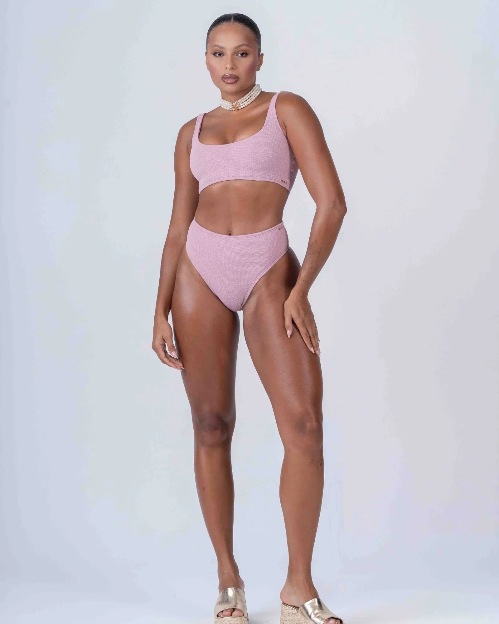 Calcinha Hot Pant Rosa Glam