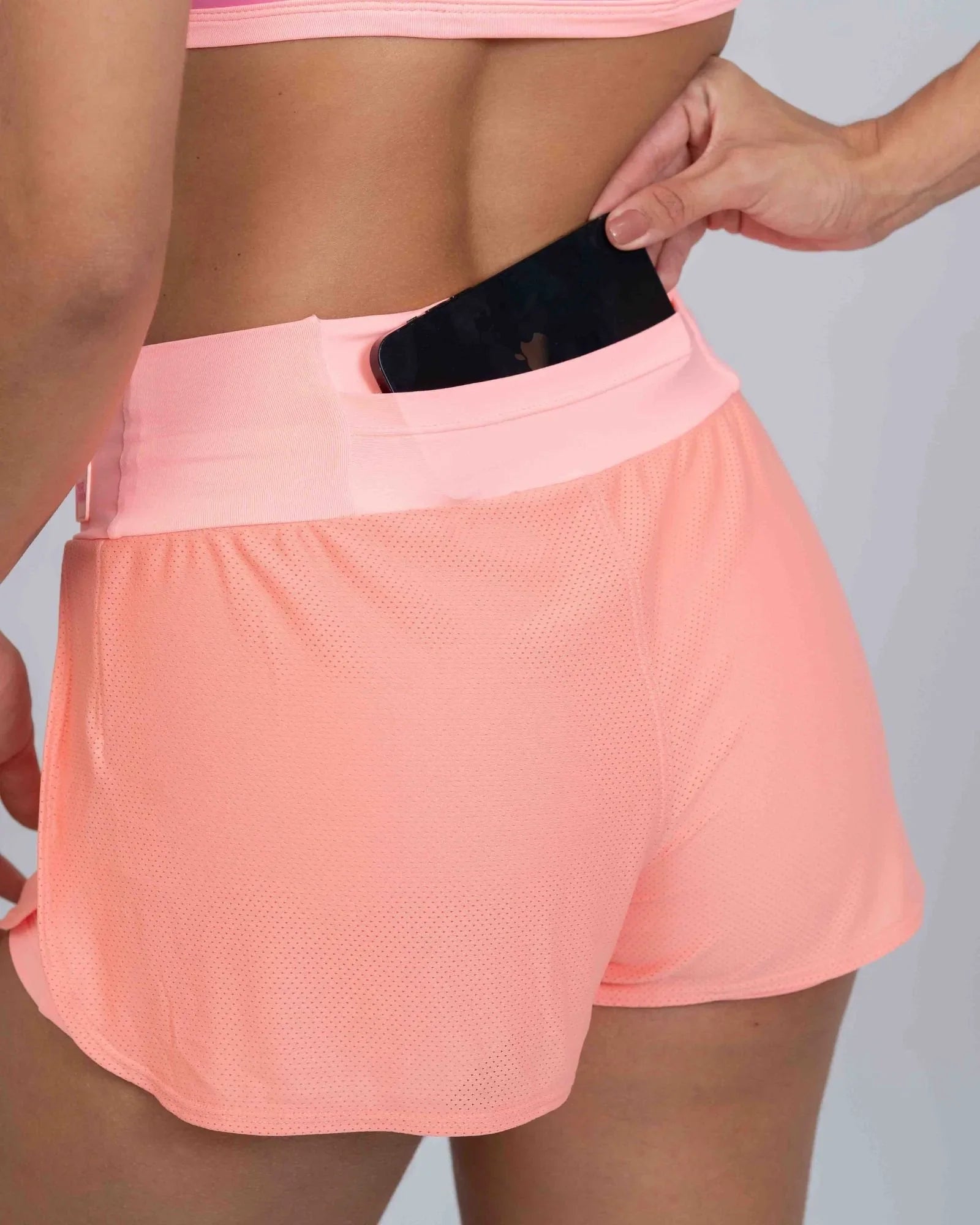 Short Fitness Dual Fit Coral