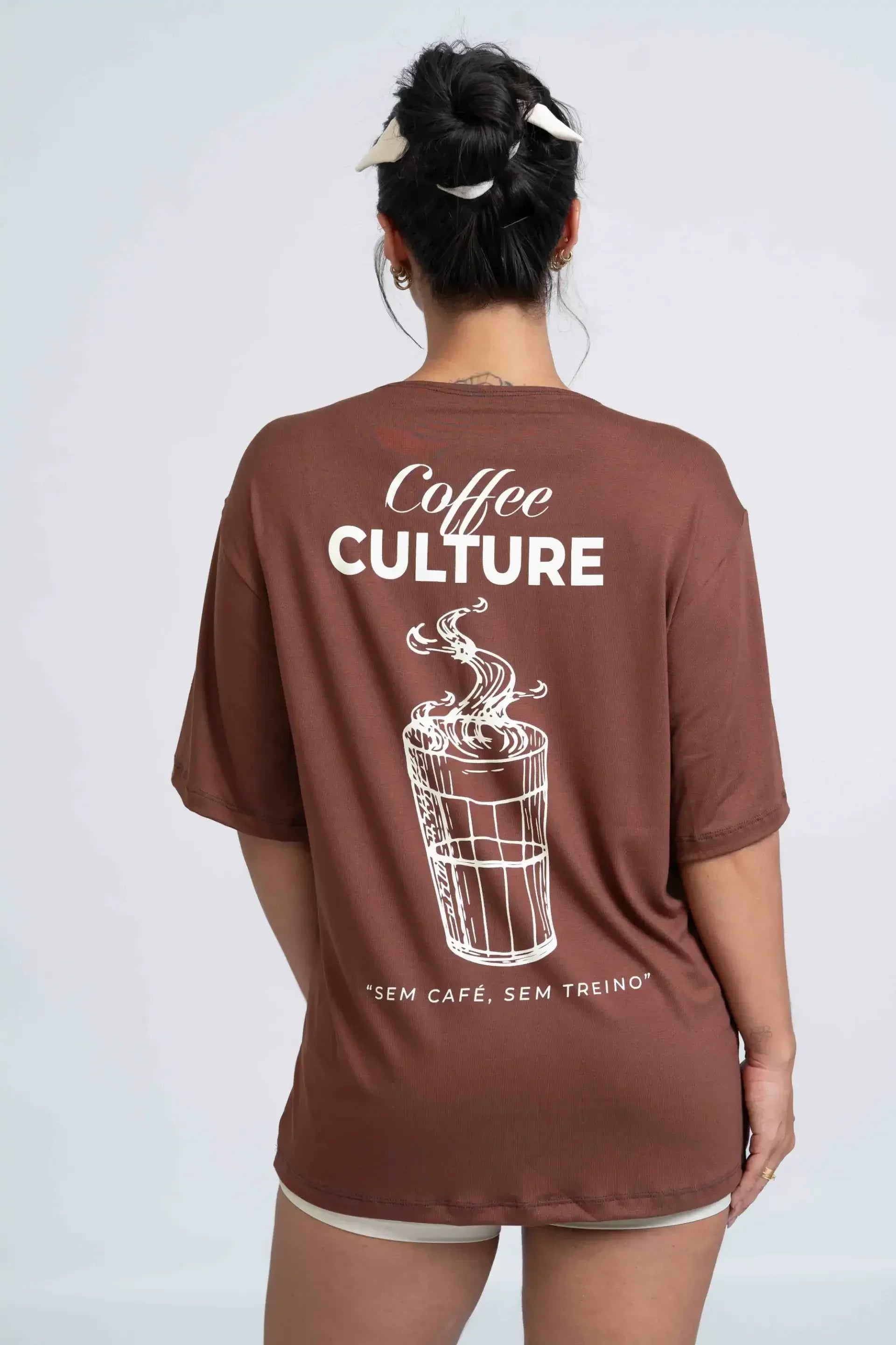 Blusão Oversized Coffee