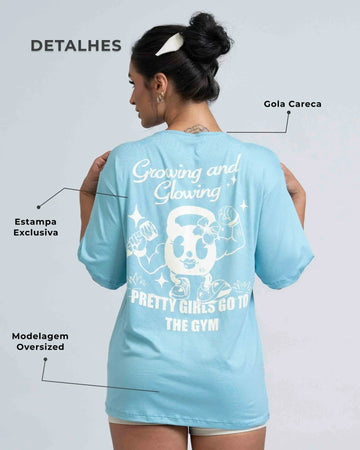 Blusão Oversized Growing And Glowing