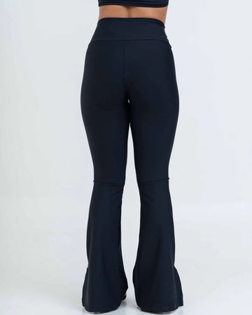 Calça Legging Flare Trend Preta compressão s/empina