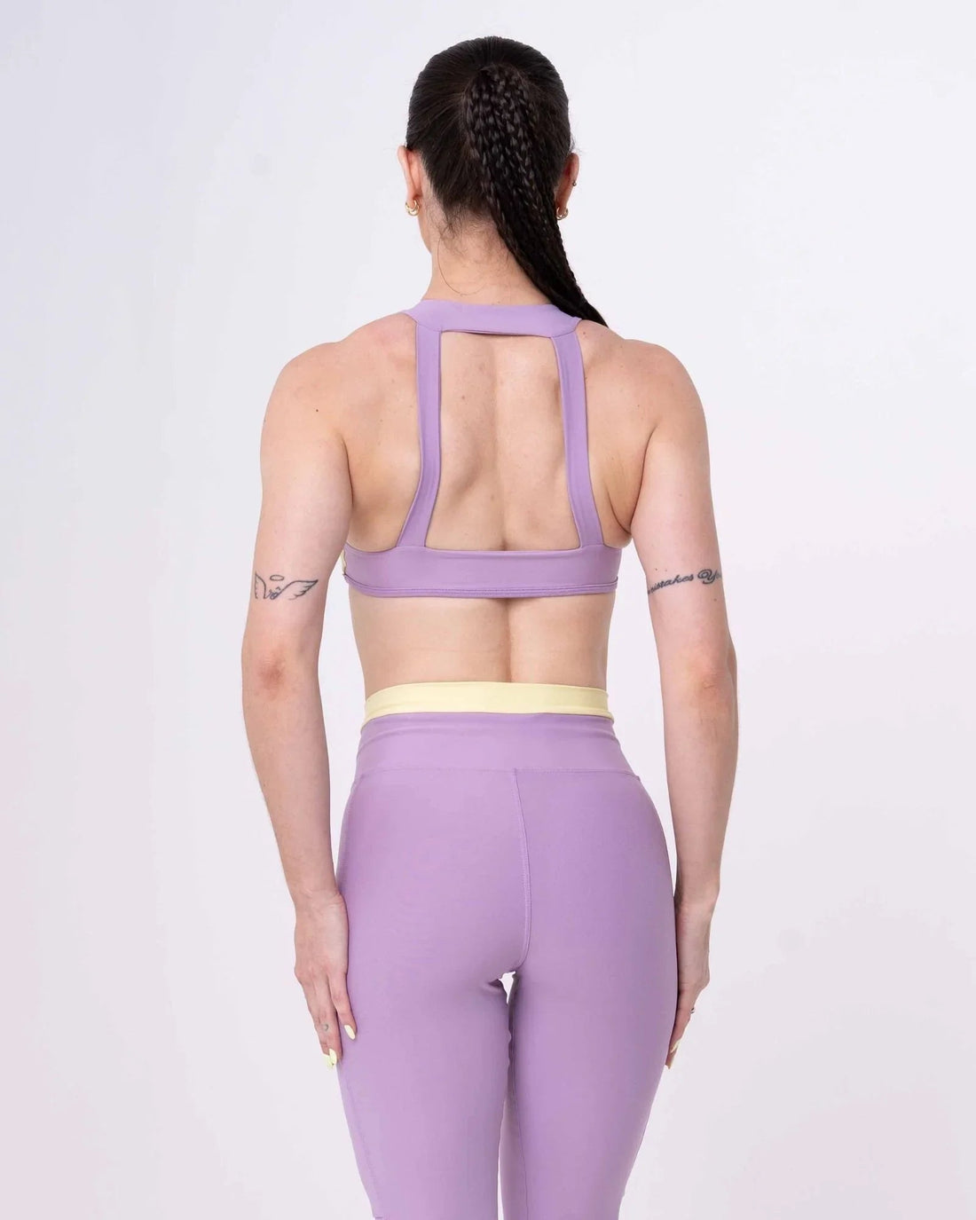 Calça Classic Duo Lavanda com Chá Verde Compressão c/ bolso