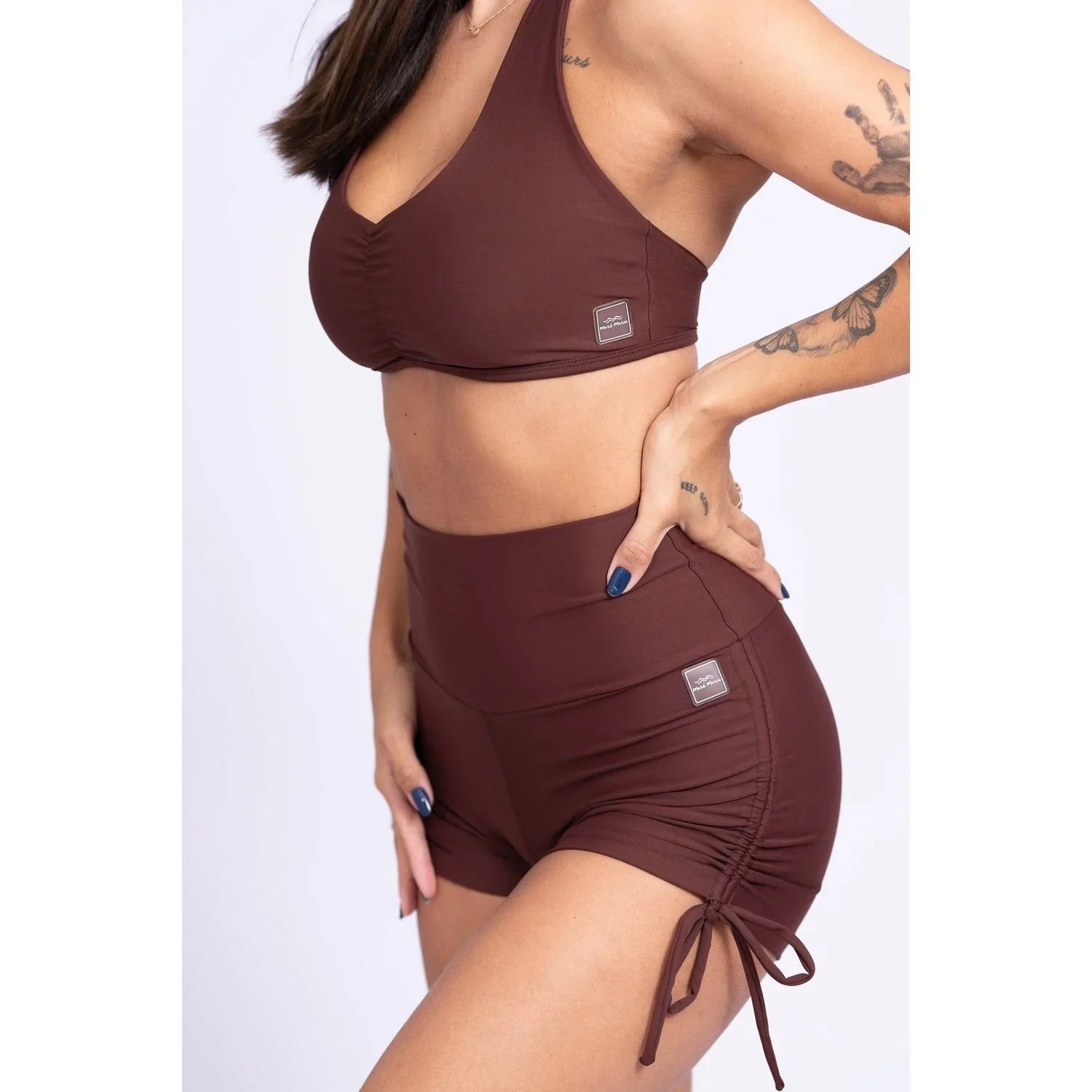 Top Fitness Nala Chocolate Dark Frente Unica