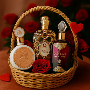 Kit 3 Perfumes Árabes 100ml | Femininos| Originais| Sabah, Fakhar Rose ,Royal Amber