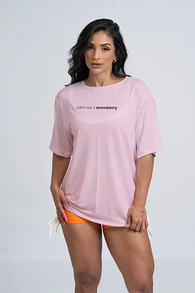 Blusão Fitness Oversized Life´s not a strawberry