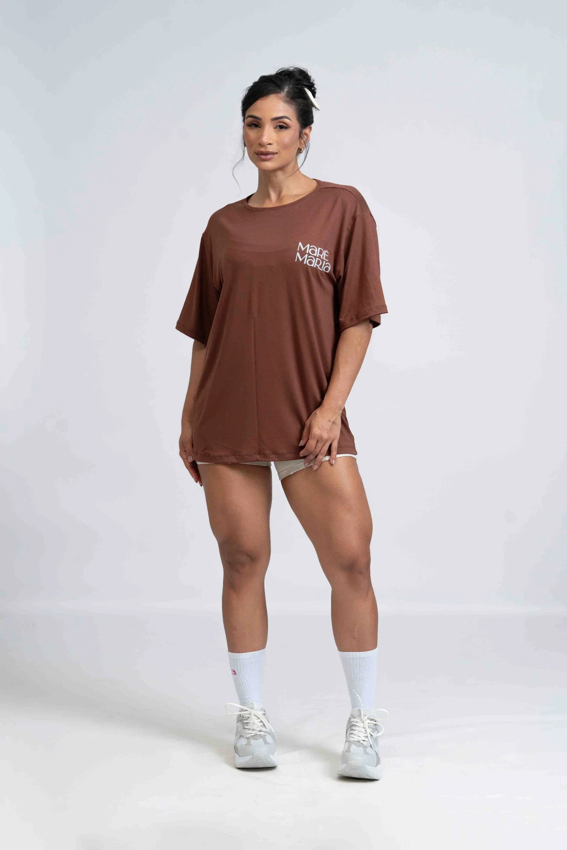 Blusão Oversized Coffee