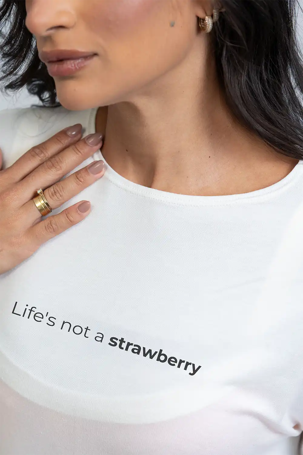 Blusão Fitness Oversized Life´s not a strawberry