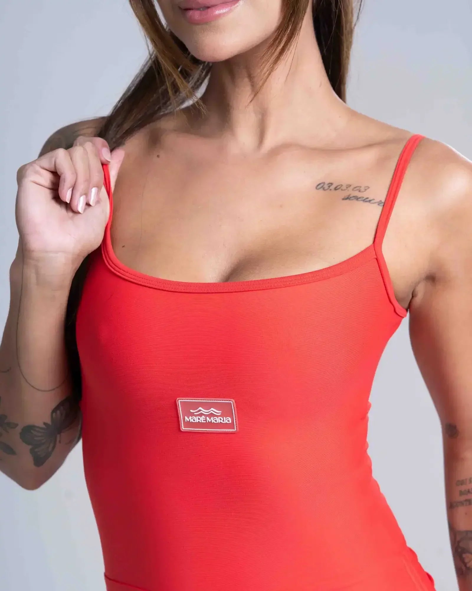 Macaquinho Fitness Pérola Red