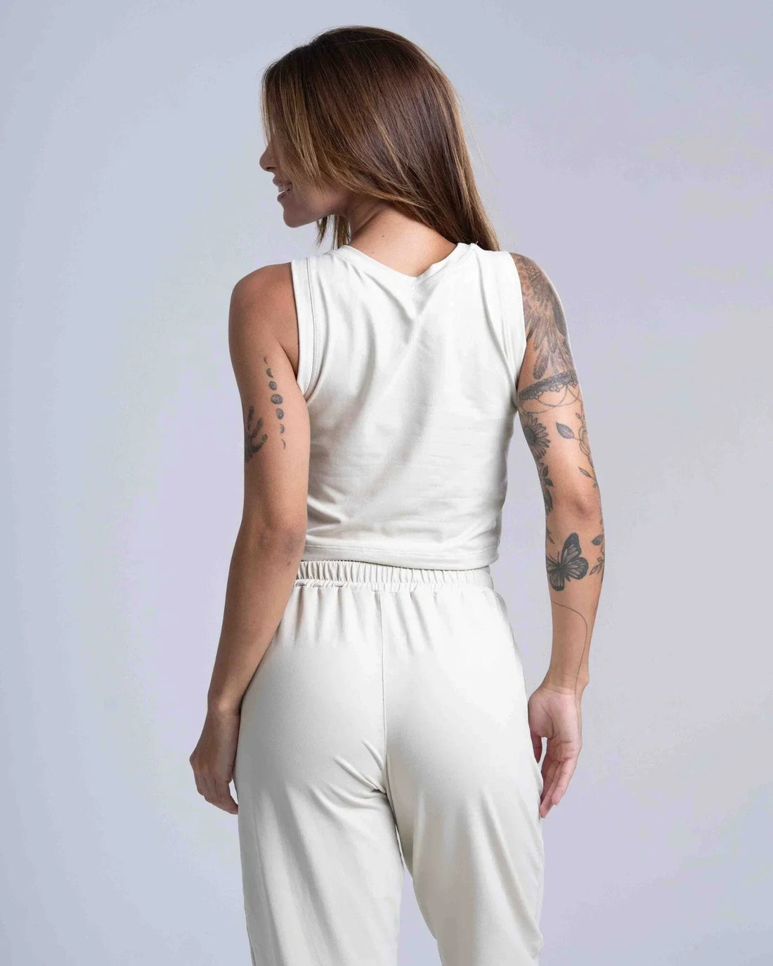 Regata Cropped Moletinho